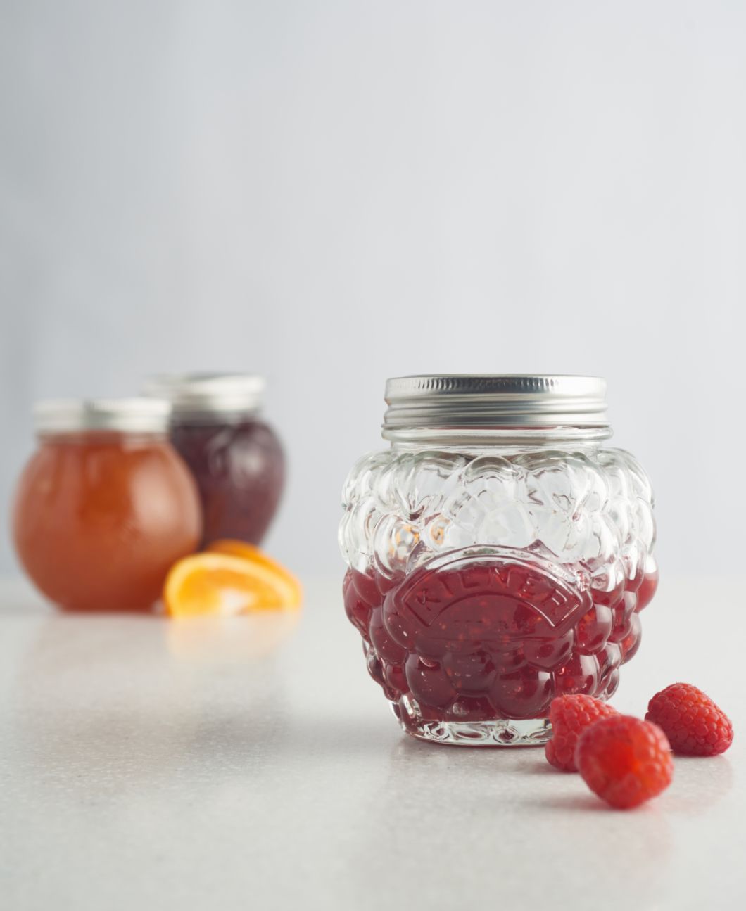 Kilner 13.5oz Fruit Jars (Set of 6) | Strawberry, Orange & Berry